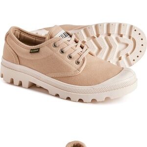 Palladium Pallabrousse Oxford Sneakers For Women Organic cotton desert sz 9.5
